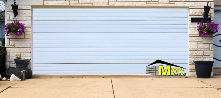 ALUZINC WHITE SLAT BY MAGIC DOORS