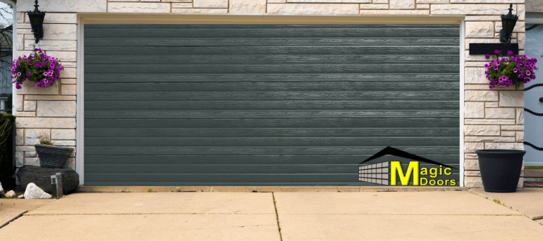 CHARCOAL SLAT ALUZINC BY MAGIC DOORS