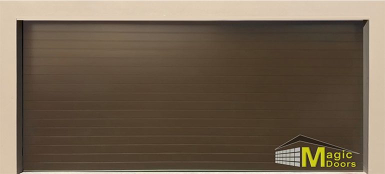 DOUBLE BBRONZE ALU FLUTED DOOR