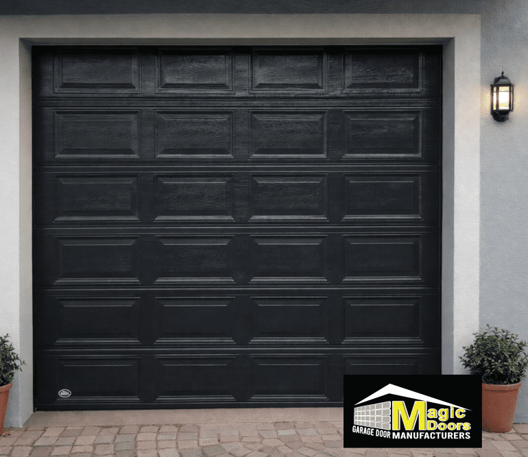Magic Doors Aluzinc Black Block