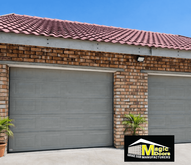Magic Doors Aluzinc Stone Grey Block