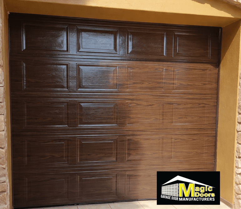 Magic Doors Aluzinc woodlook block